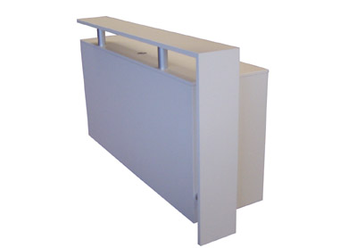 Messetheke Hirschberg II Blau oder Weiß